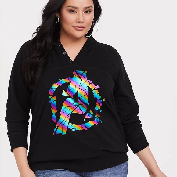 torrid Tops - Torrid Her Universe Marvel The Avengers Endgame Hoodie Size 4/4X NWT